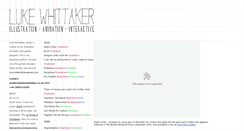 Desktop Screenshot of lukewhittaker.co.uk