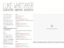 Tablet Screenshot of lukewhittaker.co.uk